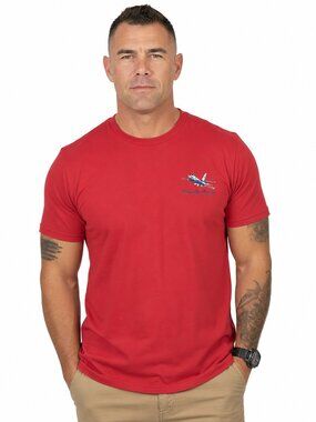 USAF Thunderbirds Embroidered Graphic Tee Size Large